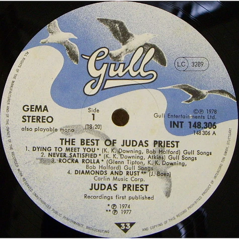 The Best Of Judas Priest [LP]