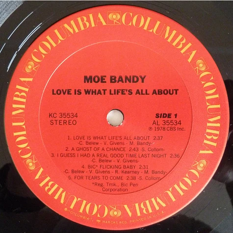 Moe Bandy - Love Is What Life's All About