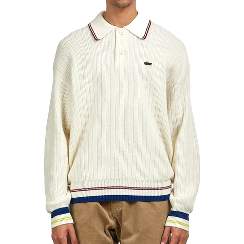 Lacoste - Carded Wool Polo Neck Sweater