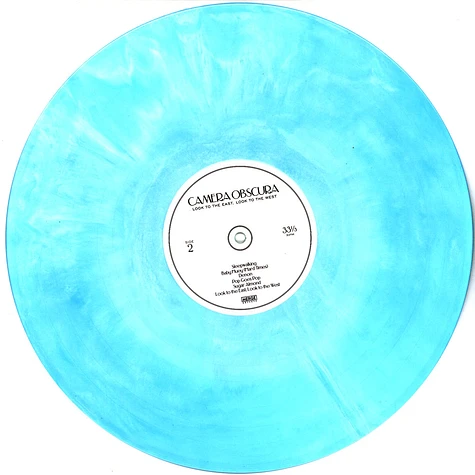 Camera Obscura - Look To The East, Look To The West Galaxy Blue & White Vinyl Edition