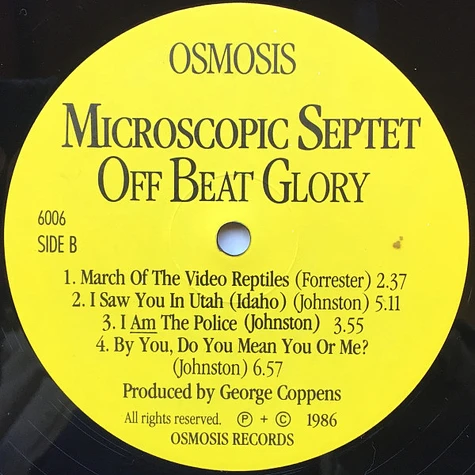 Microscopic Septet - Off Beat Glory