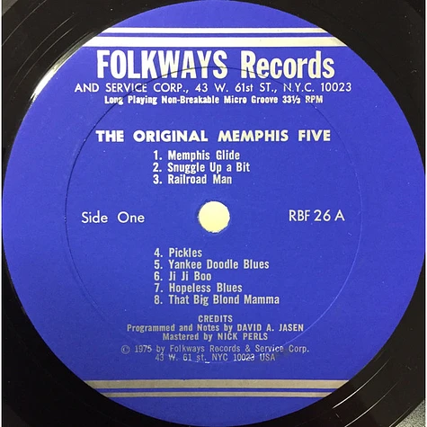 The Original Memphis Five - The Original Memphis Five