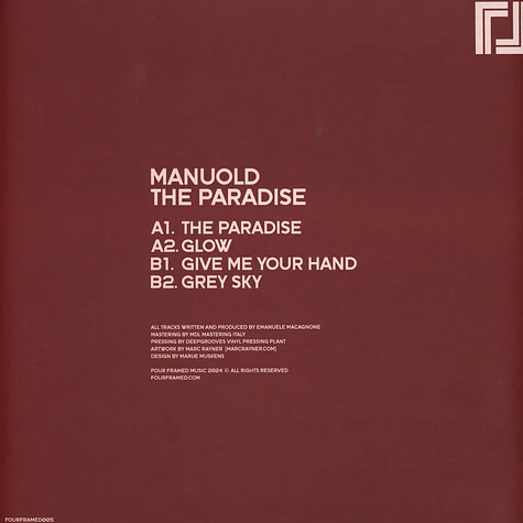 Manuold - The Paradise EP
