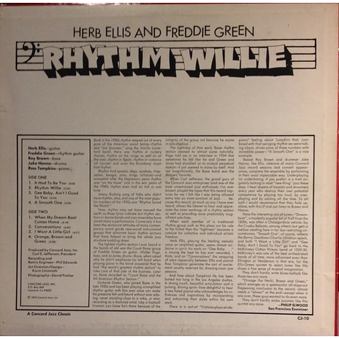 Herb Ellis And Freddie Green - Rhythm Willie