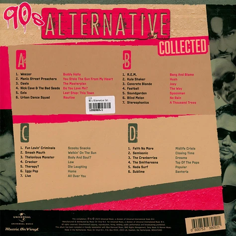 V.A. - 90's Alternative Collected