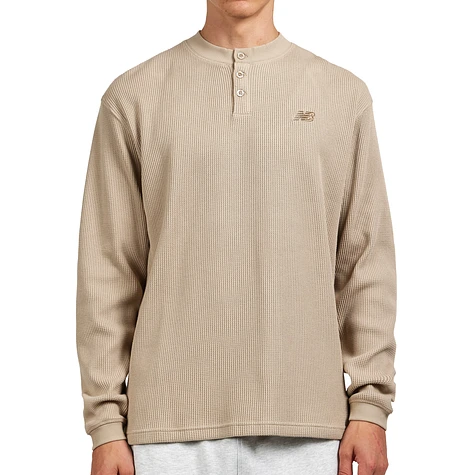 New Balance - Waffle Knit Long Sleeve Henley