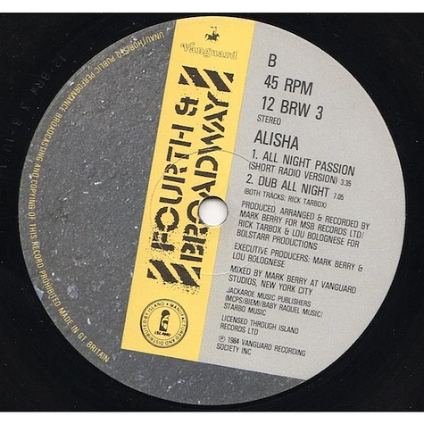 Alisha - All Night Passion (Club Mix)