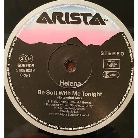 Helena Springs - Be Soft With Me Tonight (Extended Mix)