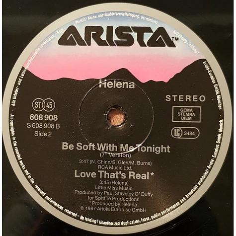 Helena Springs - Be Soft With Me Tonight (Extended Mix)