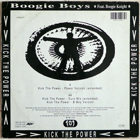 Boogie Boys Featuring Boogie Knight - Kick The Power
