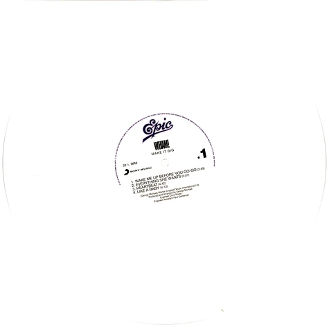 Wham! - Make It Big White Vinyl Edition