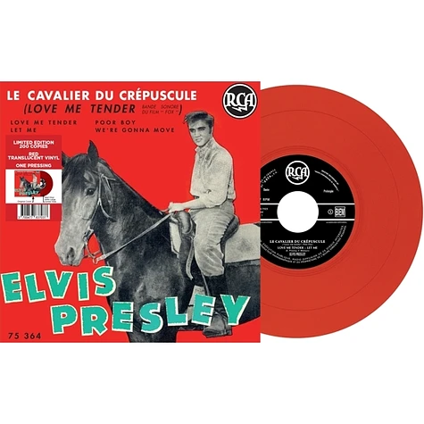 Elvis Presley - Le Cavalier Du Crepuscule Red Translucent Vinyl Edition