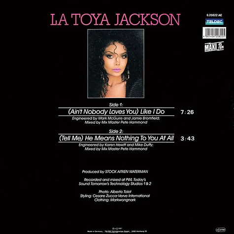 La Toya Jackson - (Ain't Nobody Loves You) Like I Do