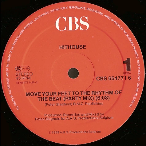 Hithouse - Move Your Feet To The Rhythm Of The Beat