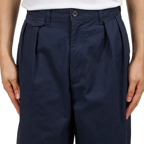 Beams Plus - 2 Pleats Tapered Twill