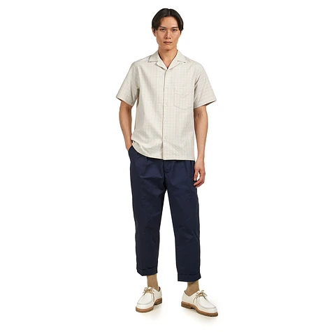 Beams Plus - 2 Pleats Tapered Twill (Navy) | HHV