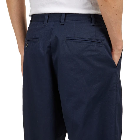 Beams Plus - 2 Pleats Tapered Twill