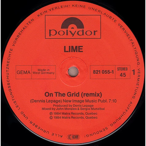 Lime - On The Grid (Remix)