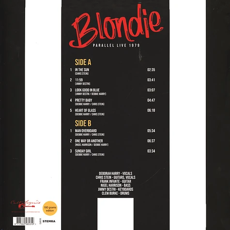 Blondie - Parallel Live 1979