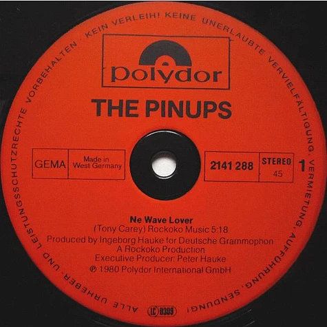 The Pinups - New Wave Lover