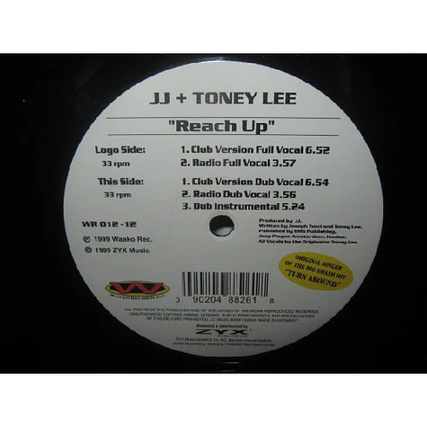 JJ + Toney Lee - Reach Up