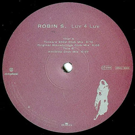 Robin S. - Luv 4 Luv (2002 Remixes)