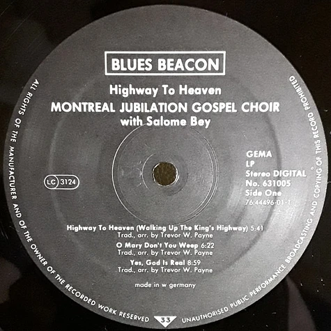Montreal Jubilation Gospel Choir - Highway To Heaven