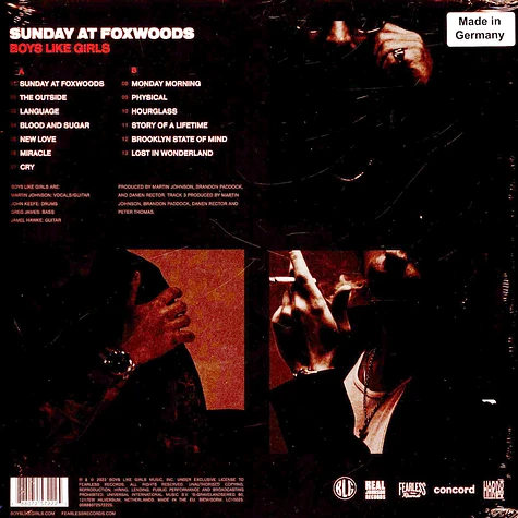 Boys Like Girls - Sunday At Foxwoods Champagne Transparent Vinyl Edition
