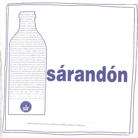Sarandon/Membranes - Spike Milligan's Tape Recorder