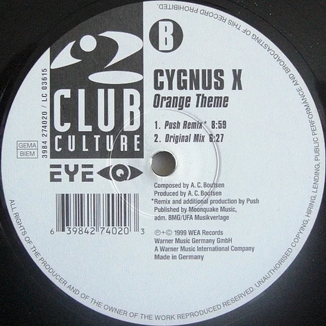 Cygnus X - Orange Theme