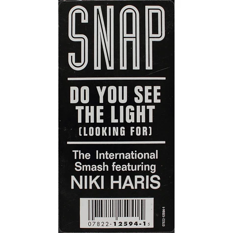 Snap! Featuring Niki Haris - Do You See The Light (Looking For)