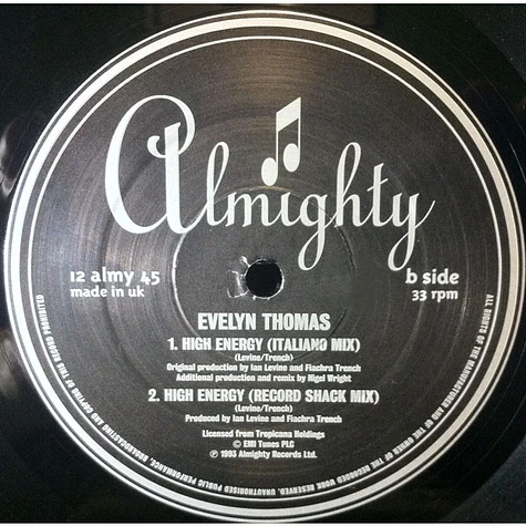 Evelyn Thomas - High Energy