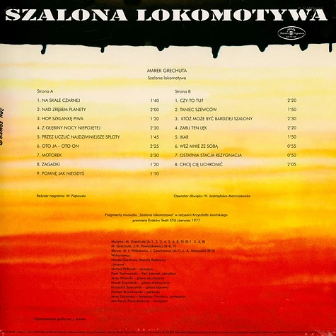 Marek Grechuta - Szalona Lokomotywa