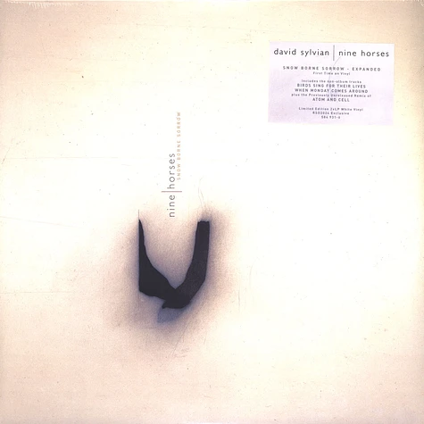 David Sylvian / Nine Horses - Snow Borne Sorrow Record Store Day 2024 White Vinyl Edition