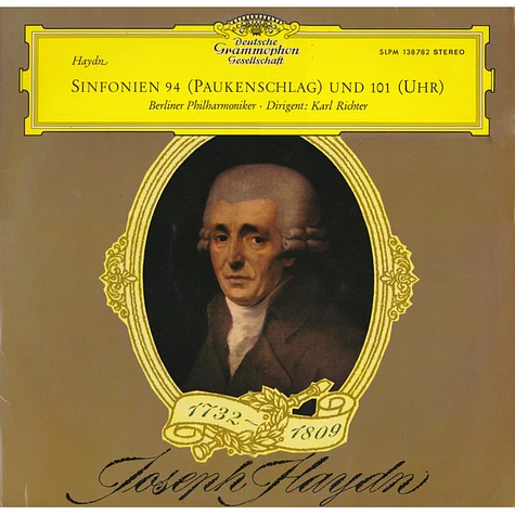 Karl Richter, Berliner Philharmoniker, Joseph Haydn - Sinfonien 94 (Paukenschlag) Und 101 (Uhr)