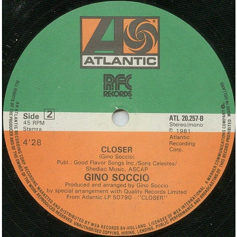 Gino Soccio - Try It Out