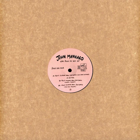 John Manhard - Who Stole My Key 2024 Repress Edition