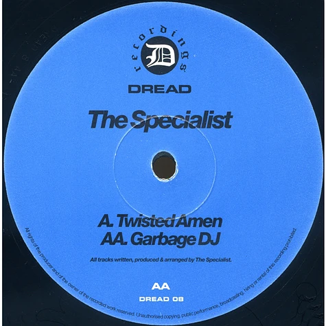 The Specialist - Twisted Amen / Garbage DJ