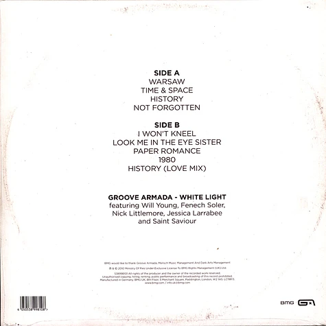Groove Armada - White Light Record Store Day 2024 Black & White Splatter Vinyl Edition