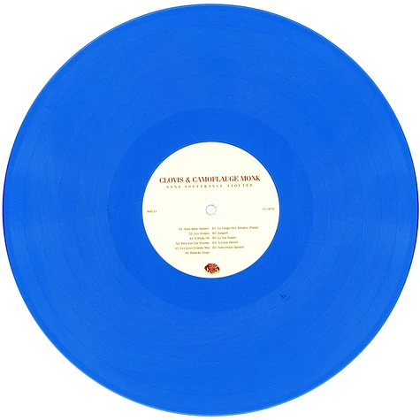 Clovis & Camoflauge Monk - Sans Souffrance Ajoutée Blue Vinyl Edition