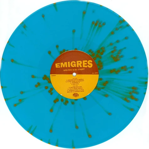 Ufo Fev & DJ J Hart - Emigres Splatter Vinyl Edition