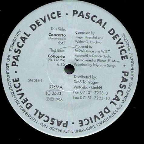 Pascal Device - Concerto
