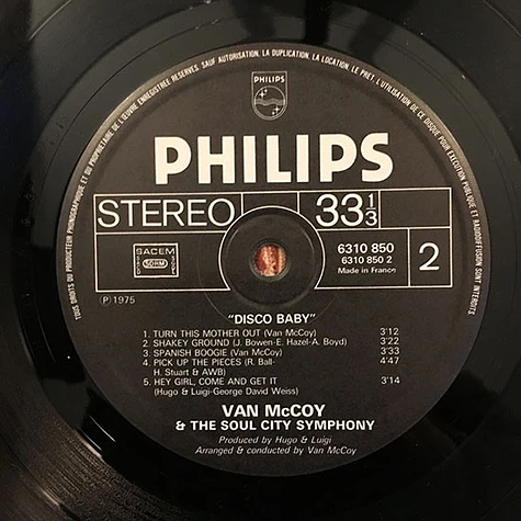 Van McCoy & The Soul City Symphony - Disco Baby