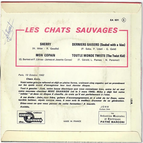 Les Chats Sauvages - Sherry