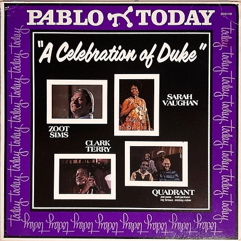 Zoot Sims, Sarah Vaughan, Clark Terry, Quadrant - A Celebration Of Duke