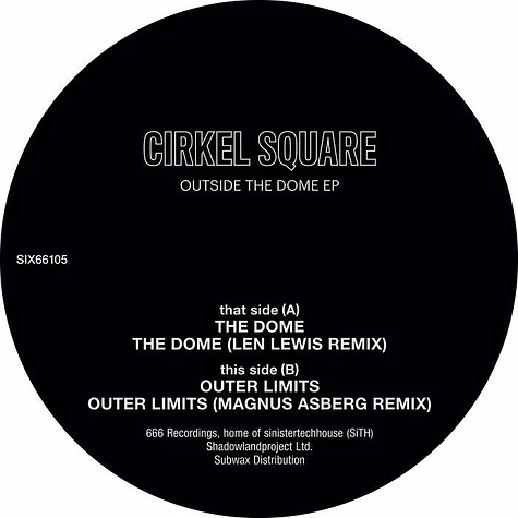 Cirkel Square - Outside The Dome EP