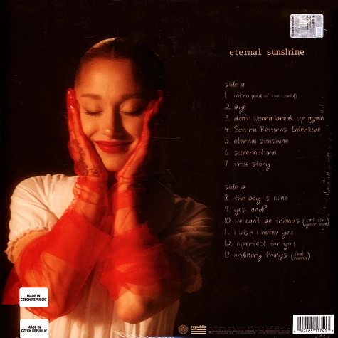 Ariana Grande - Eternal Sunshine Alternate Red Vinyl Edtion