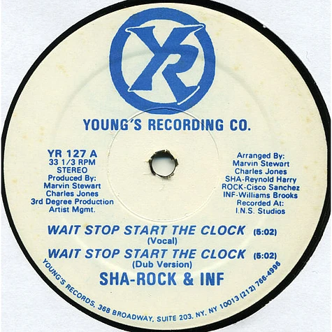 Sha-Rock & Inf - Wait Stop Start The Clock