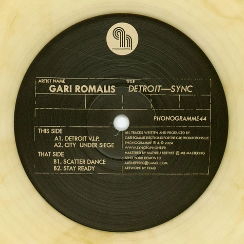 Gari Romalis - Detroit-Sync Ep Marbled Vinyl Edition