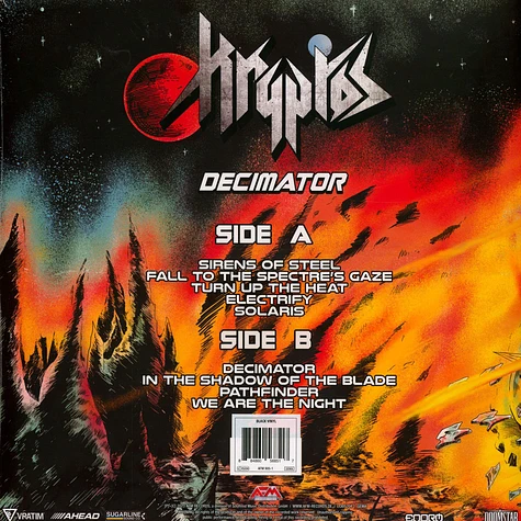 Kryptos - Decimator Black Vinyl Edition